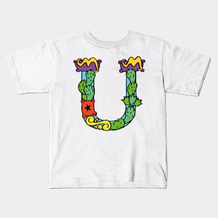 Crazy Monogram U Kids T-Shirt